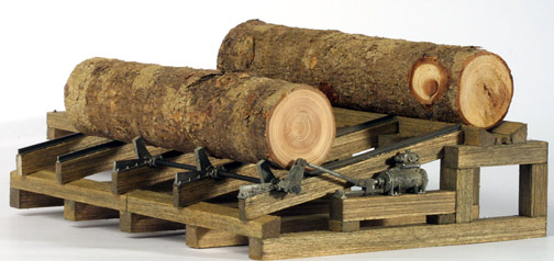 SierraWest Scale Models CHB Sawmill Log Deck Kit