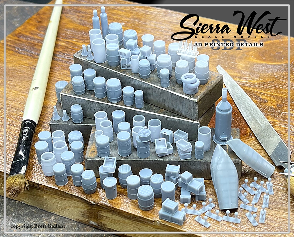 SierraWest Scale Models 3D Printed Sets