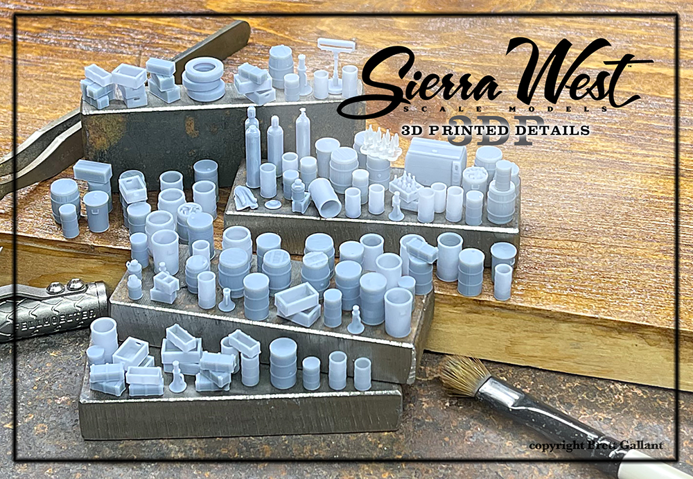 SierraWest Scale Models 3D Printed Sets