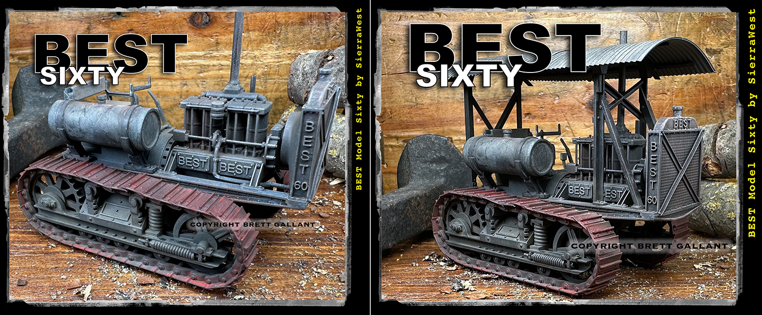 SierraWest Scale Models 3D Printed BEST Sixty Dozer Kit