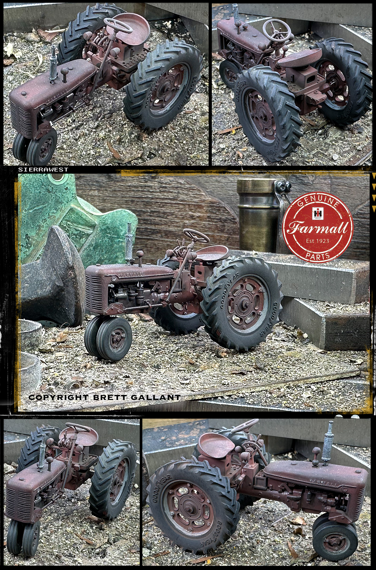 SierraWest Scale Models 3DP Farmall Tractor Kit