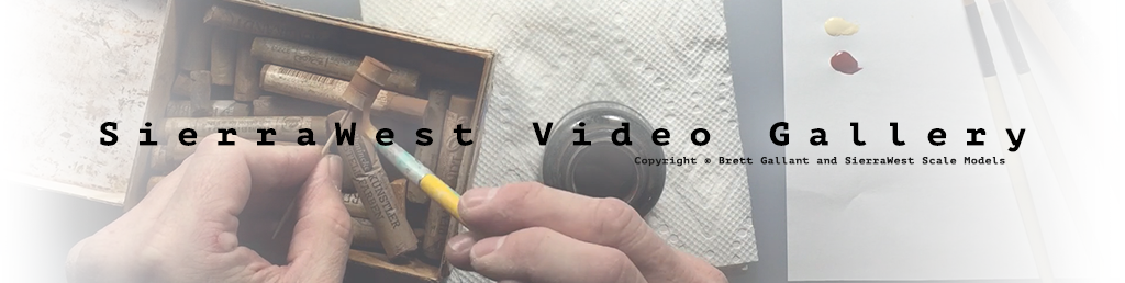 SierraWest Scale Models Video Gallery